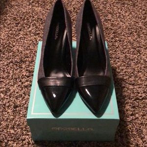 Marbella Black/Grey heels, 10